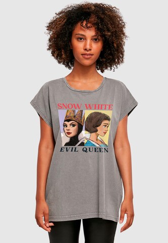 T-shirt 'Snow White - Snow White And Evil Queen' ABSOLUTE CULT en gris : devant
