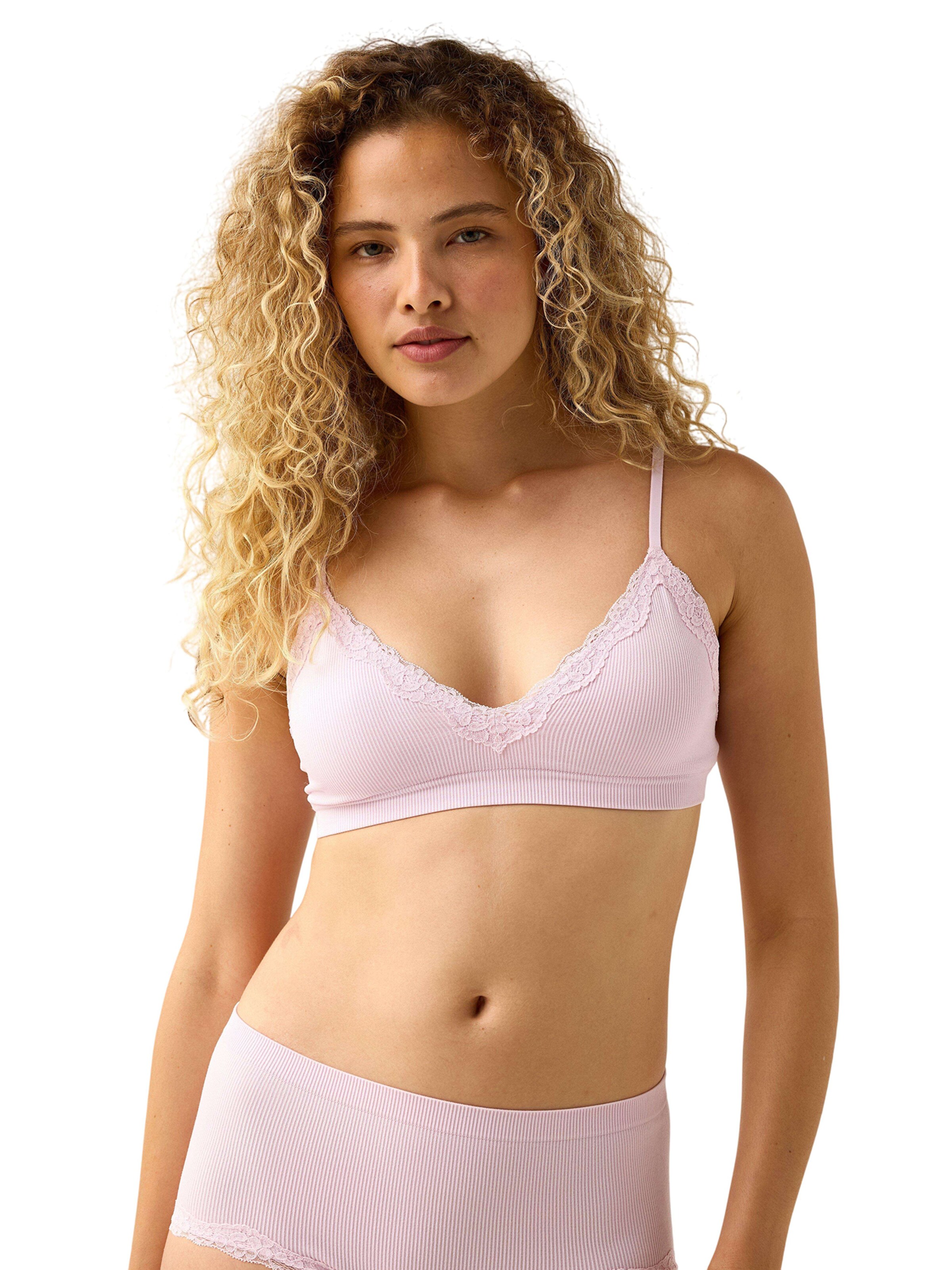 Lindex Triangle Bra 'Wilma' in Purple: front