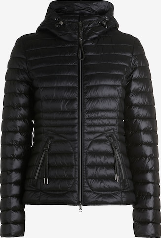 Cartoon Winter Jacket in Black: front