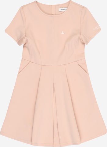 Calvin Klein Jeans Dress in Pink: front