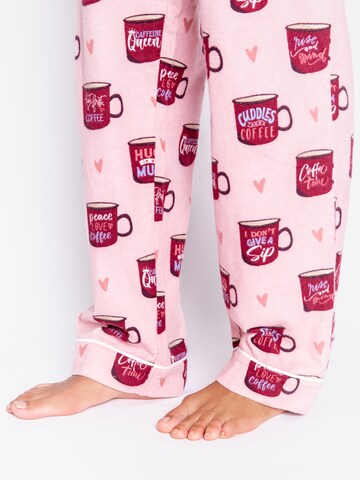 Pyjama 'Flannels' PJ Salvage en rose