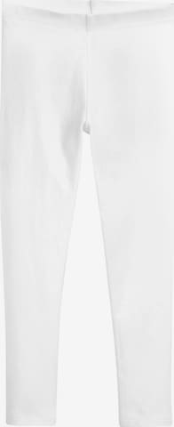 Next Skinny Leggings in White: front