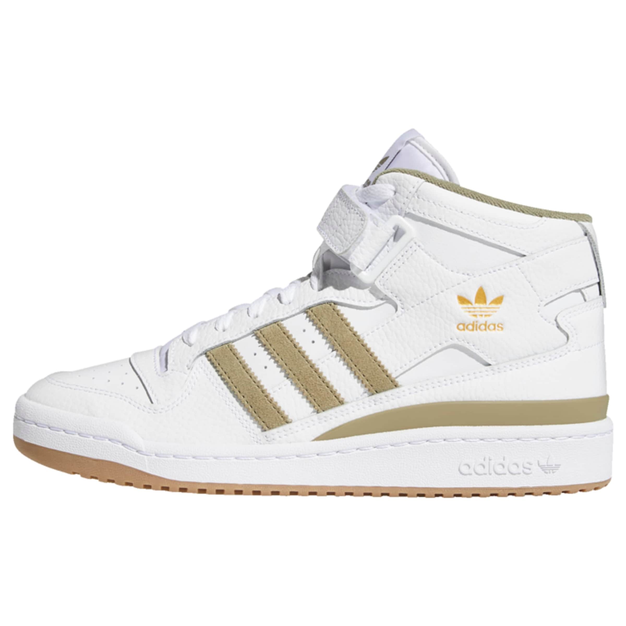 ADIDAS ORIGINALS High Top Sneakers Forum Mid in White ABOUT YOU