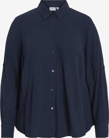 EVOKED Blouse in Blue: front