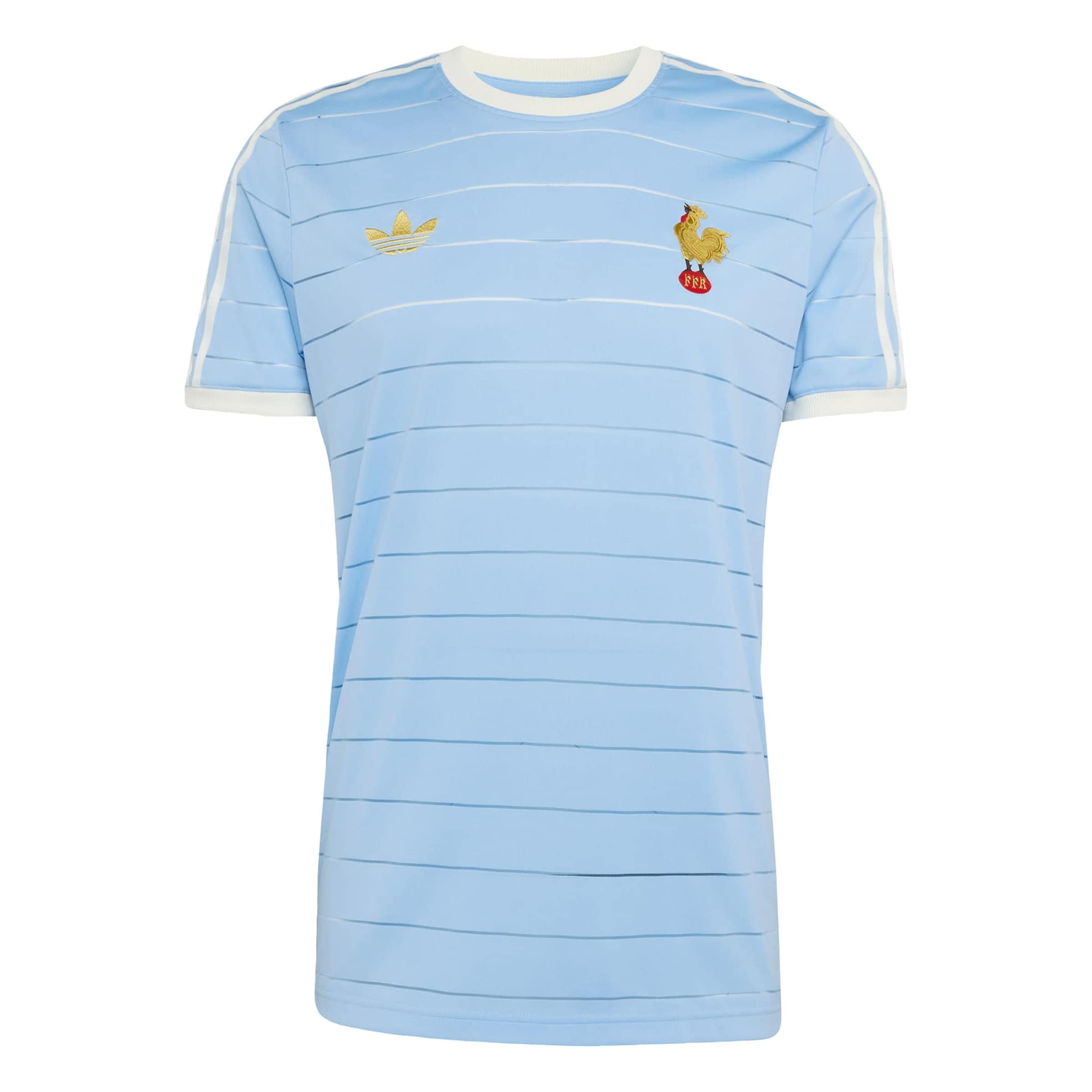 ADIDAS PERFORMANCE Jersey 'Frankreich Rugby 120 Years Crunch' in Blue: front