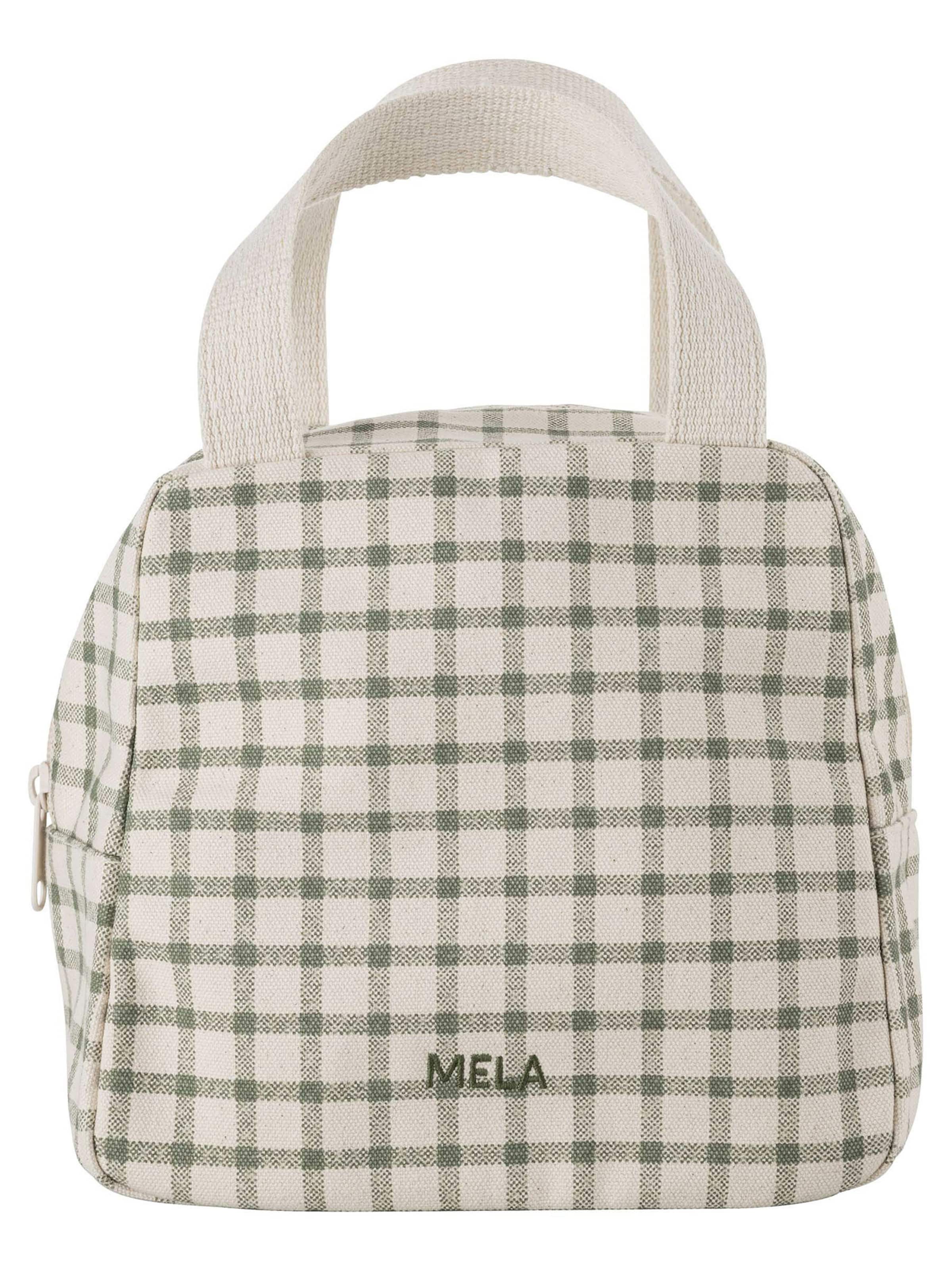 MELA Kosmetiktasche 'Jasmeet' in Grau: Vorderseite