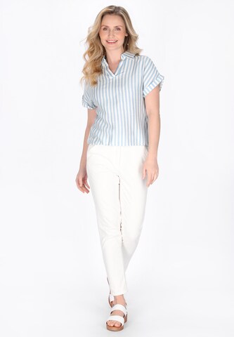 Chemisier 'Casual' Usha en bleu