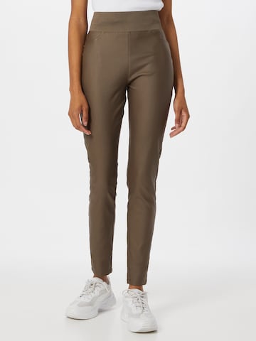 Freequent Скинни Леггинсы 'SHANTAL' в Коричневый: спереди