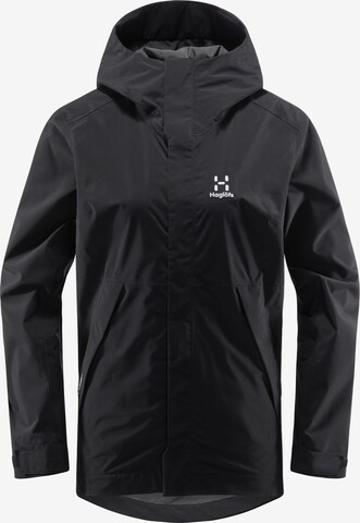 Haglöfs Outdoor Jacket 'Tjärn' in Black: front