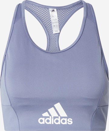 ADIDAS PERFORMANCE Sport bh in Lila: voorkant