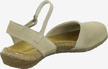 EL NATURALISTA Strap Sandals in Beige