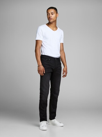 JACK & JONES Regular Jeans 'Mike' i svart