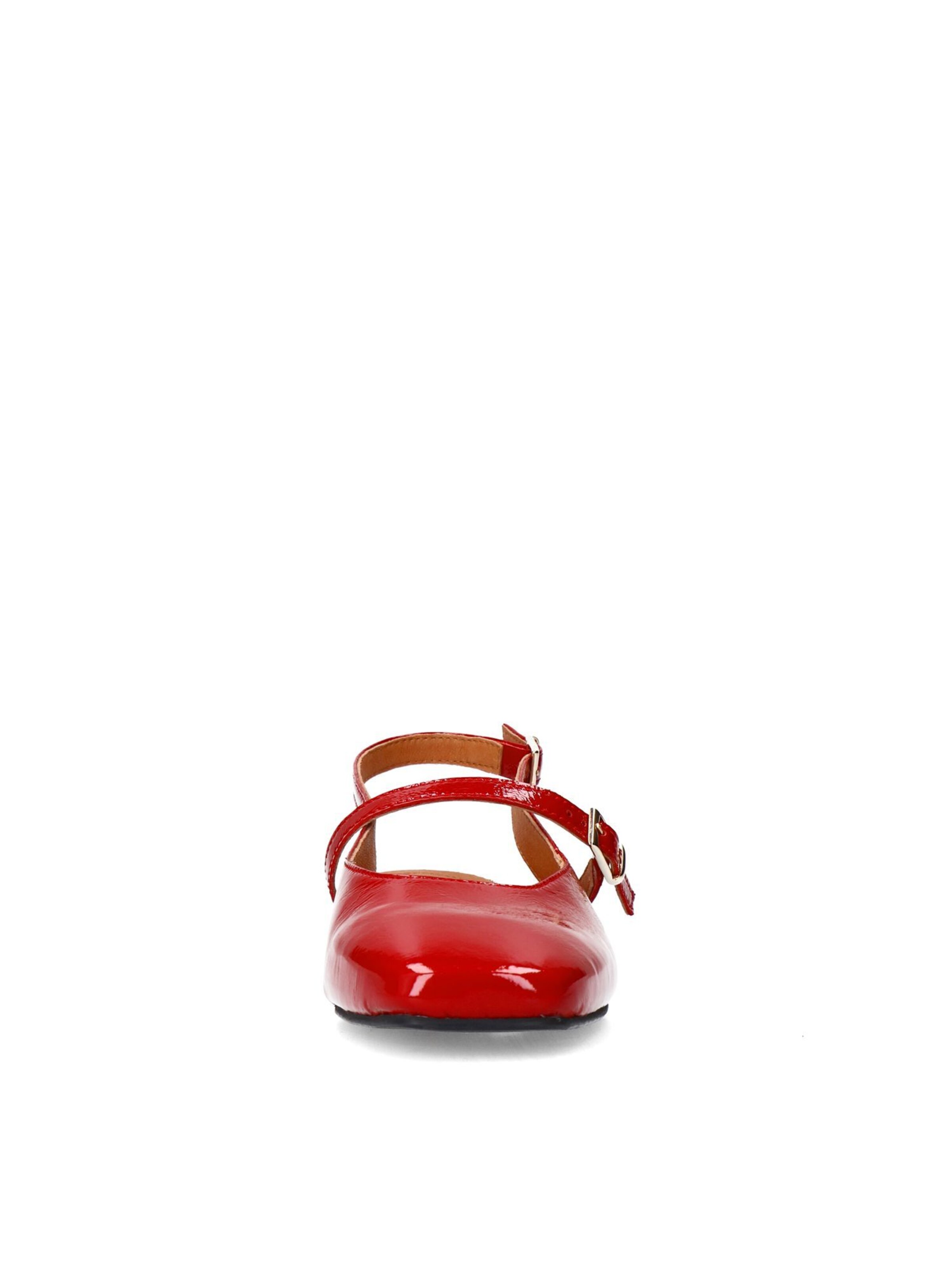 MANFIELD Riemchenballerina in Rot