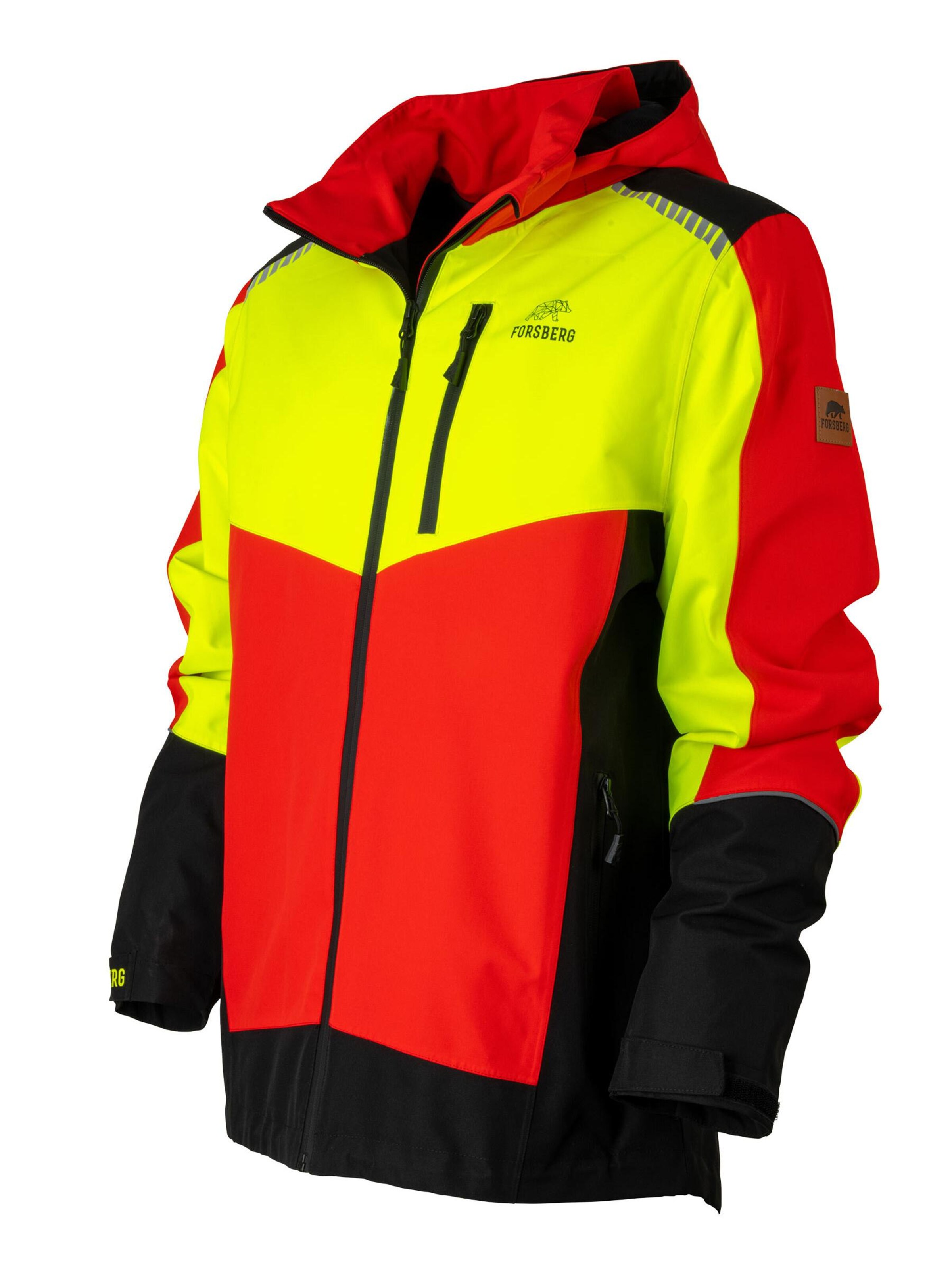 FORSBERG Outdoor jacket 'Warnschutzjacken' in Yellow