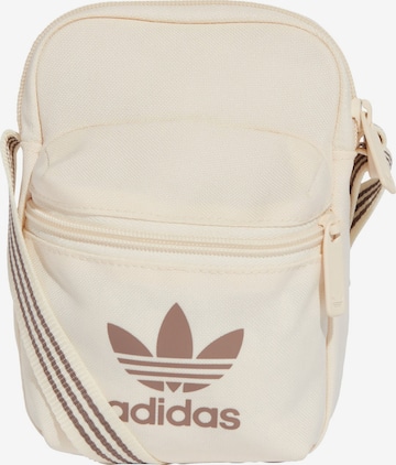 ADIDAS ORIGINALS Crossbody bag in White: front