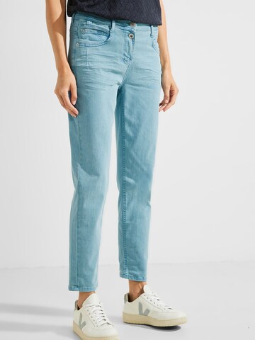 CECIL Slimfit Jeans i blå: forside