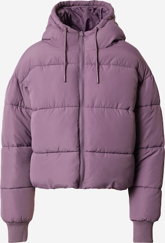 Veste d’hiver Monki en violet : devant