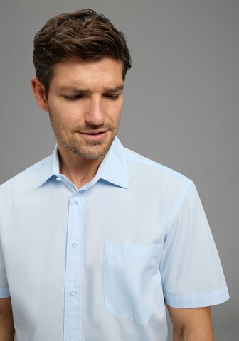Man's World Regular Fit Hemd in Blau