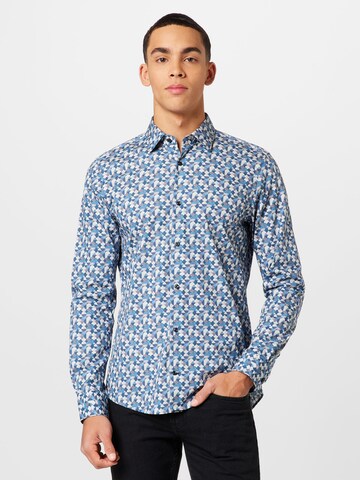 JOOP! - Ajuste estrecho Camisa 'Pit' en azul: frente