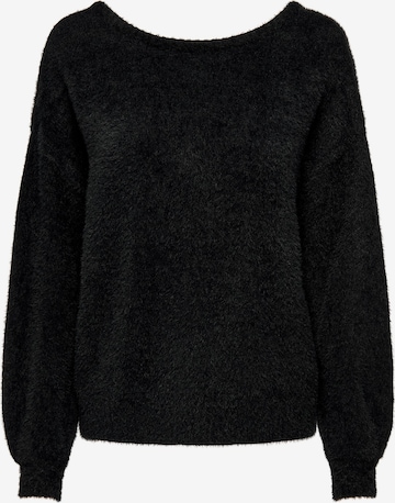 Pull-over 'PIUMO' ONLY en noir : devant