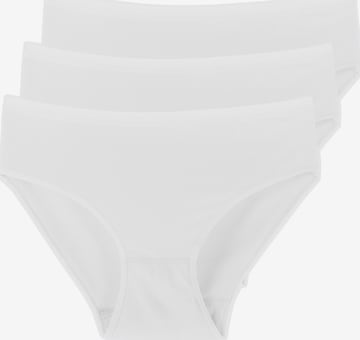Yenita Slip 'Bambus' in Weiß: Vorderseite