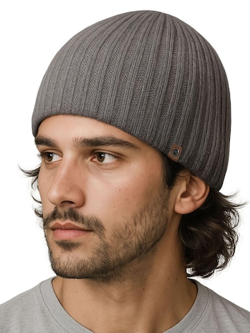 Neverless Beanie '2383' in Grey: front