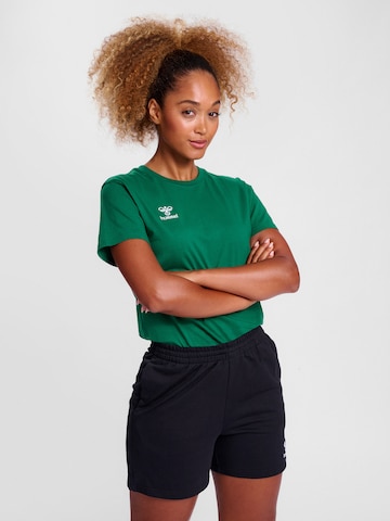 Hummel Performance Shirt 'Go 2.0' in Green: front