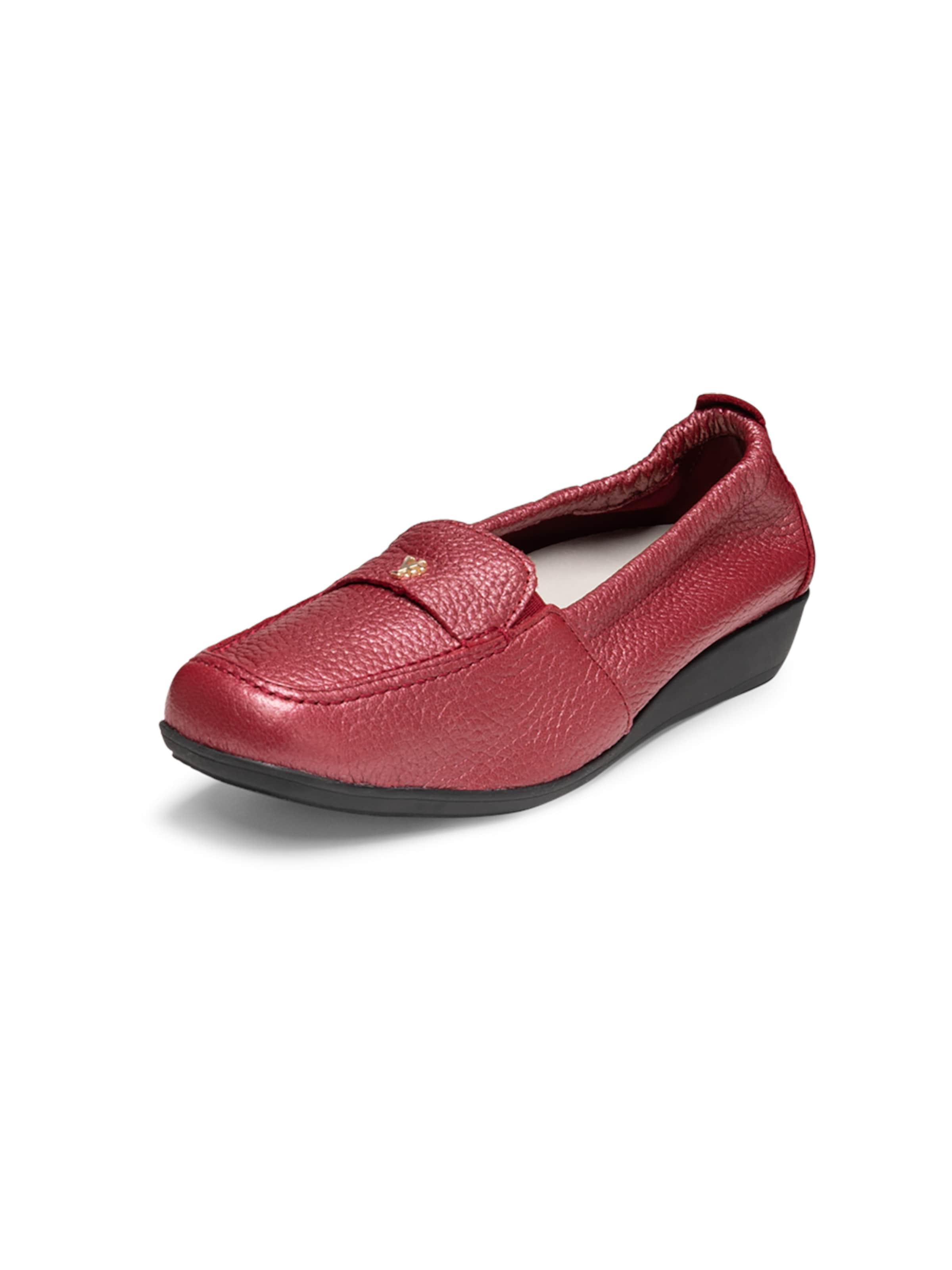 Mocassino di VITAFORM in rosso: frontale