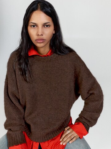 Pull&Bear Sweater in Brown