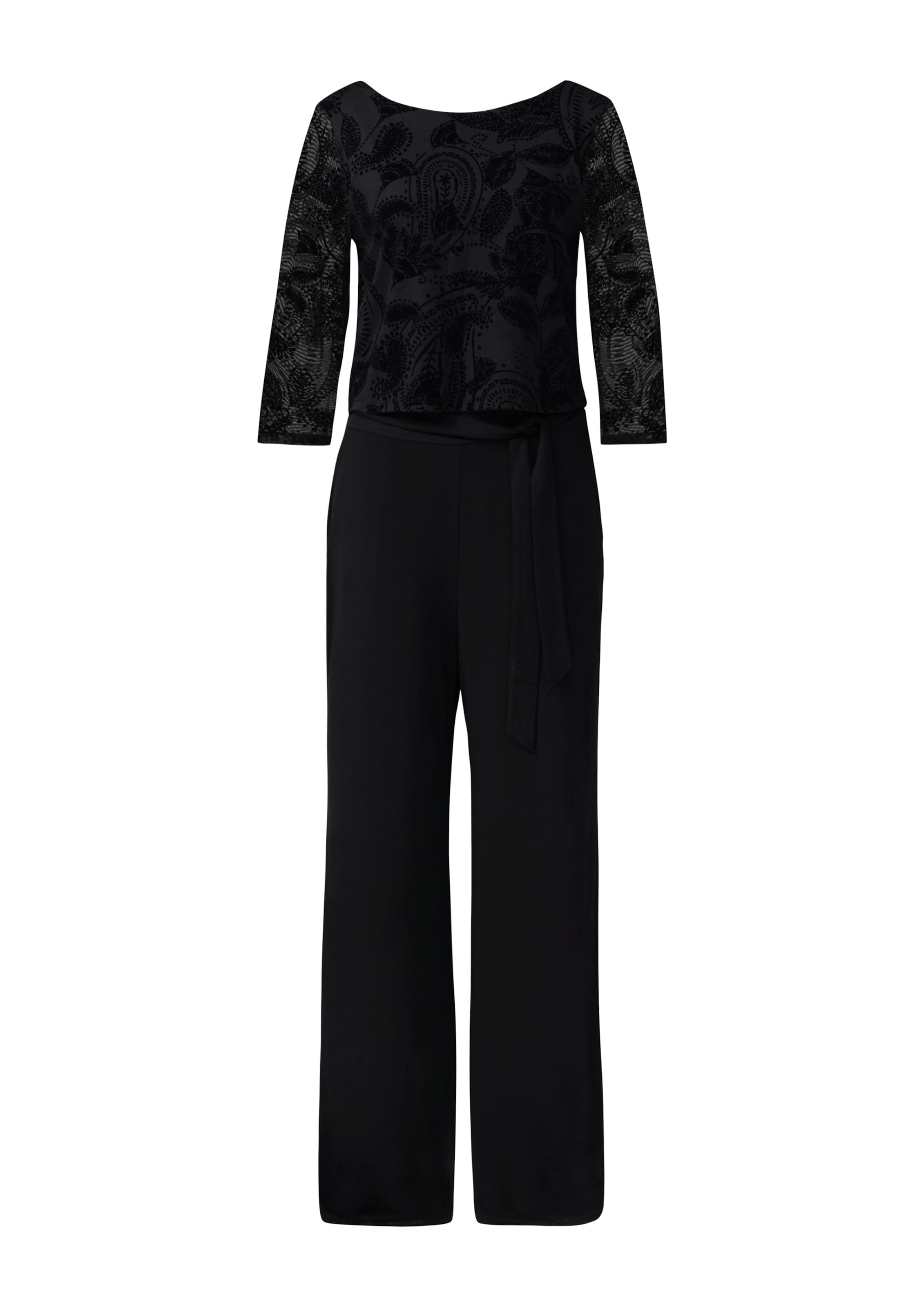 COMMA Jumpsuit i sort: forside