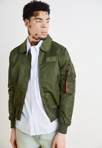 ALPHA INDUSTRIES Φθινοπωρινό και ανοιξιάτικο μπουφάν 'Flying Tigers' σε πράσινο