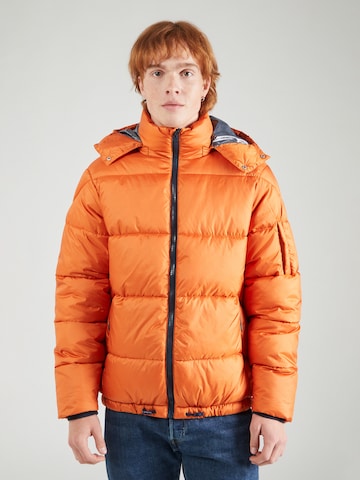 BLEND Prechodná bunda - oranžová: predná strana