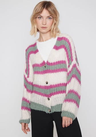 Hailys Knit Cardigan in Mixed colors: front