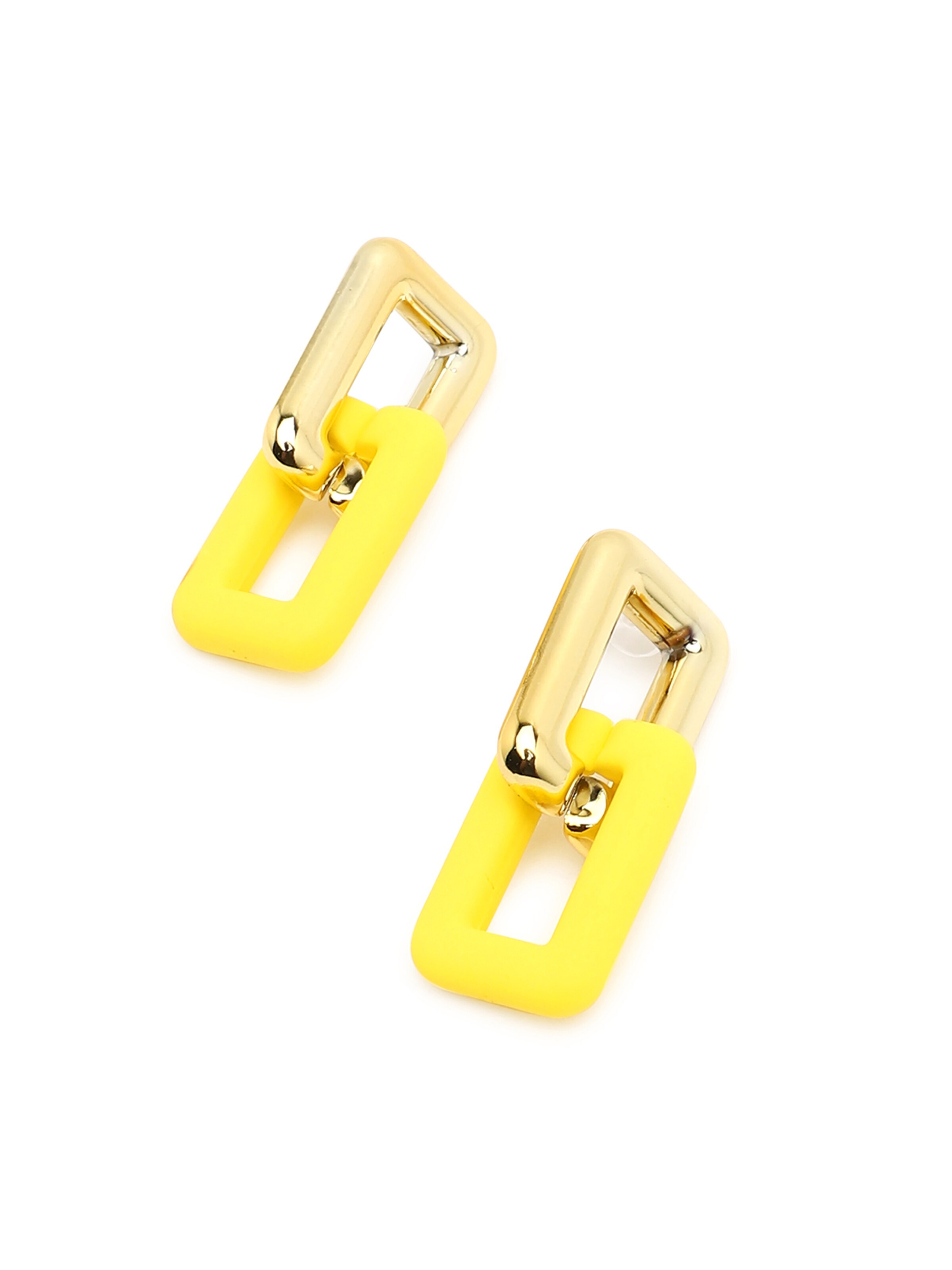 SOHI Oorbellen 'Rennu' in Goud: voorkant