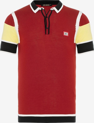 CIPO & BAXX Shirt in Rood: voorkant