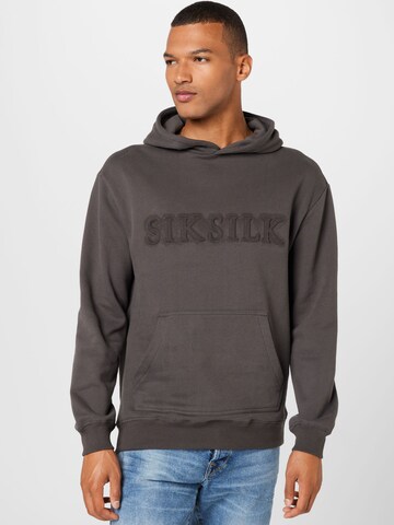 SikSilk Sweatshirt in Grey: front