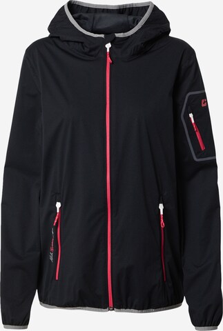 Veste outdoor 'Trin' KILLTEC en noir : devant