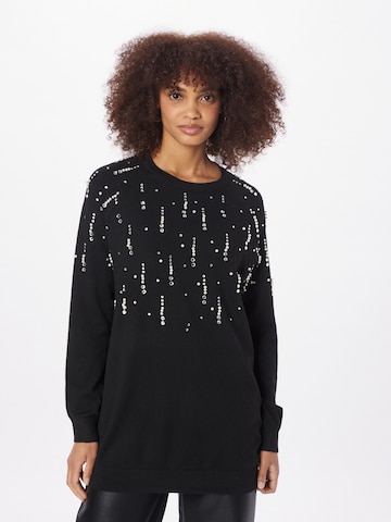 Pull-over Wallis en noir : devant