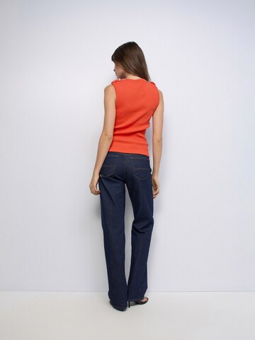 Haut Salsa Jeans en orange