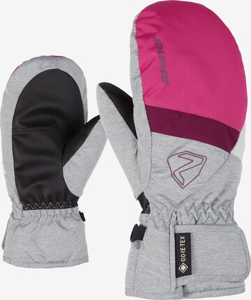 ZIENER Skihandschuhe 'LEVIN GTX MITTEN glove junior' in Pink: predná strana