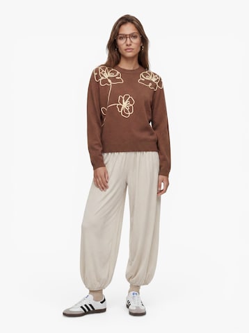 VERO MODA Tapered Hose 'VMPernille'' in Grau: Vorderseite
