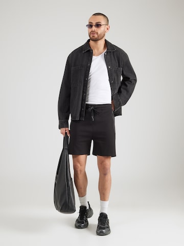 JACK & JONES Regular Pants 'JPSTGORDON' in Black