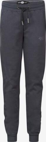 Petrol Industries Tapered Broek 'Elgin' in Grijs: voorkant