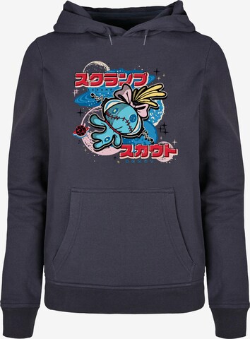 ABSOLUTE CULT Sweatshirt 'Lilo and Stitch - Rocket Japanese' in Blue: front