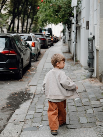 LiVi BERLIN Baggy Hose in Beige: Vorderseite