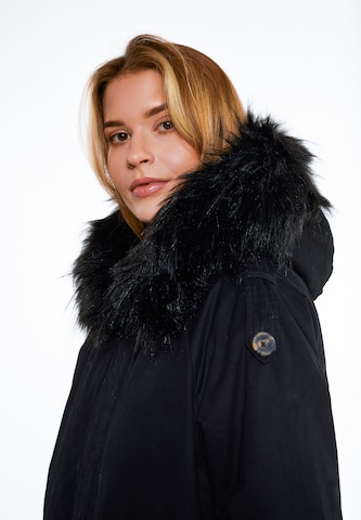 DreiMaster Vintage Winterjacke in Schwarz