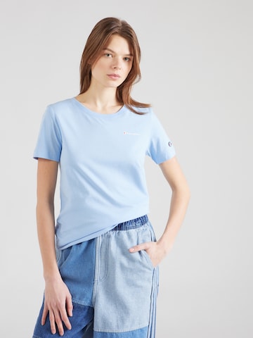 Champion Authentic Athletic Apparel Shirt in Blauw: voorkant