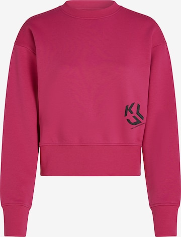 KARL LAGERFELD JEANS Collegepaita värissä vaaleanpunainen: etupuoli