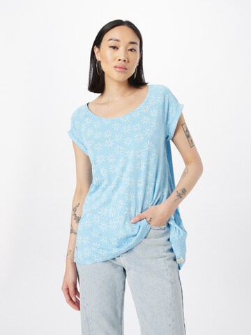 Ragwear T-Shirt 'Zilda' in Blau: Vorderseite