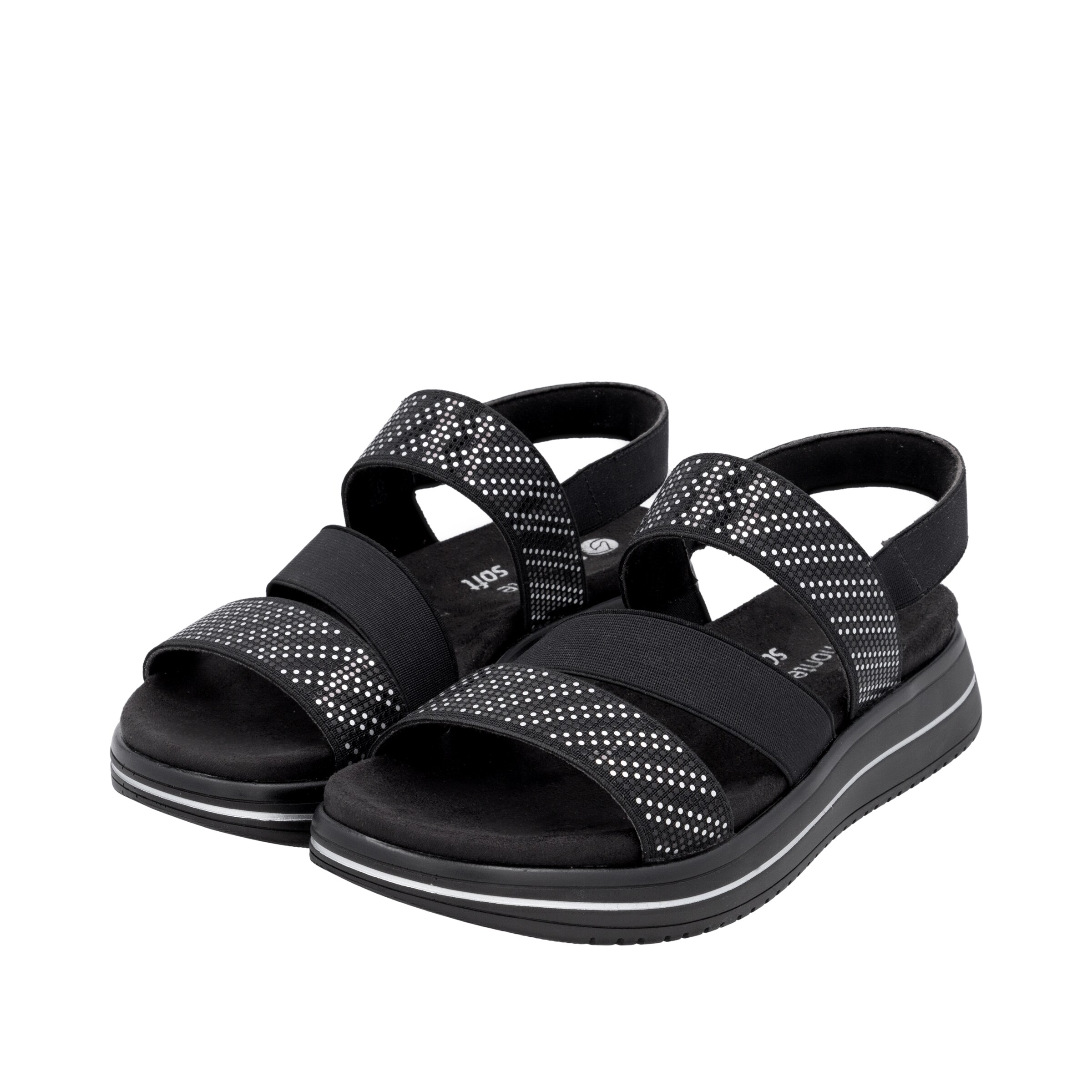 REMONTE Sandals 'D1J59' in Black